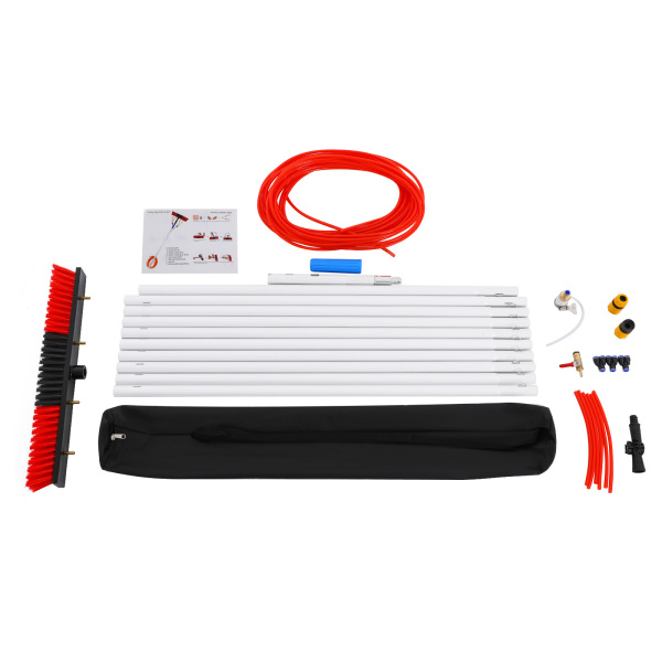Window cleaning water supply brush 10 pieces 1 meter long docking rod + 55cm brush head Window cleaning water supply brush 10 pieces 1 meter long docking rod + 55cm brush head