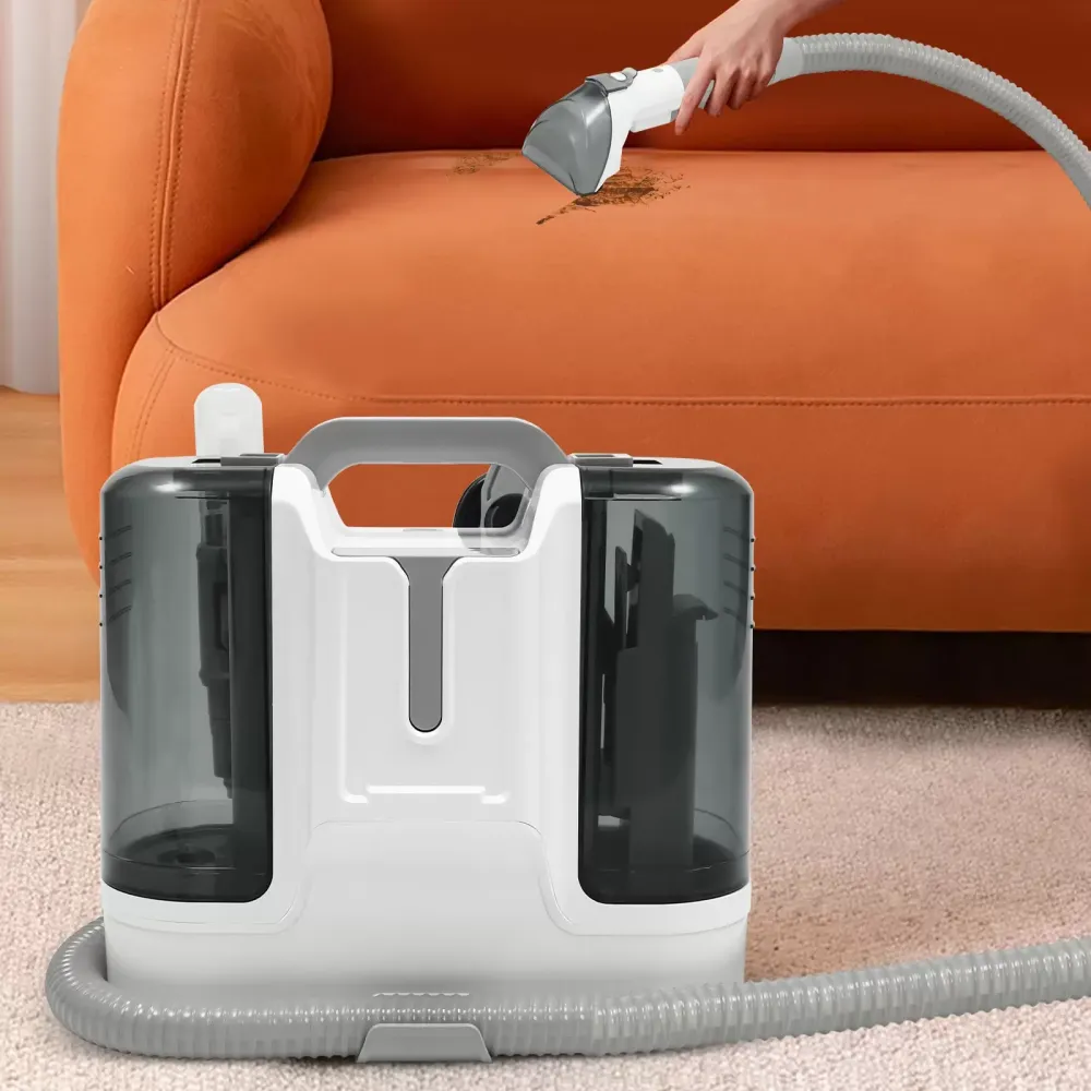 Portable Carpet Cleaner 11Kpa Strong Suction and 380-450W Powerful Motor Lightweight Spot Cleaner Used In Homes Hotels Clubs Restaurants