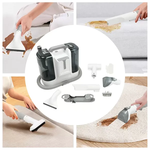 Portable Carpet Cleaner 11Kpa Strong Suction and 380-450W Powerful Motor Lightweight Spot Cleaner Used In Homes Hotels Clubs Restaurants