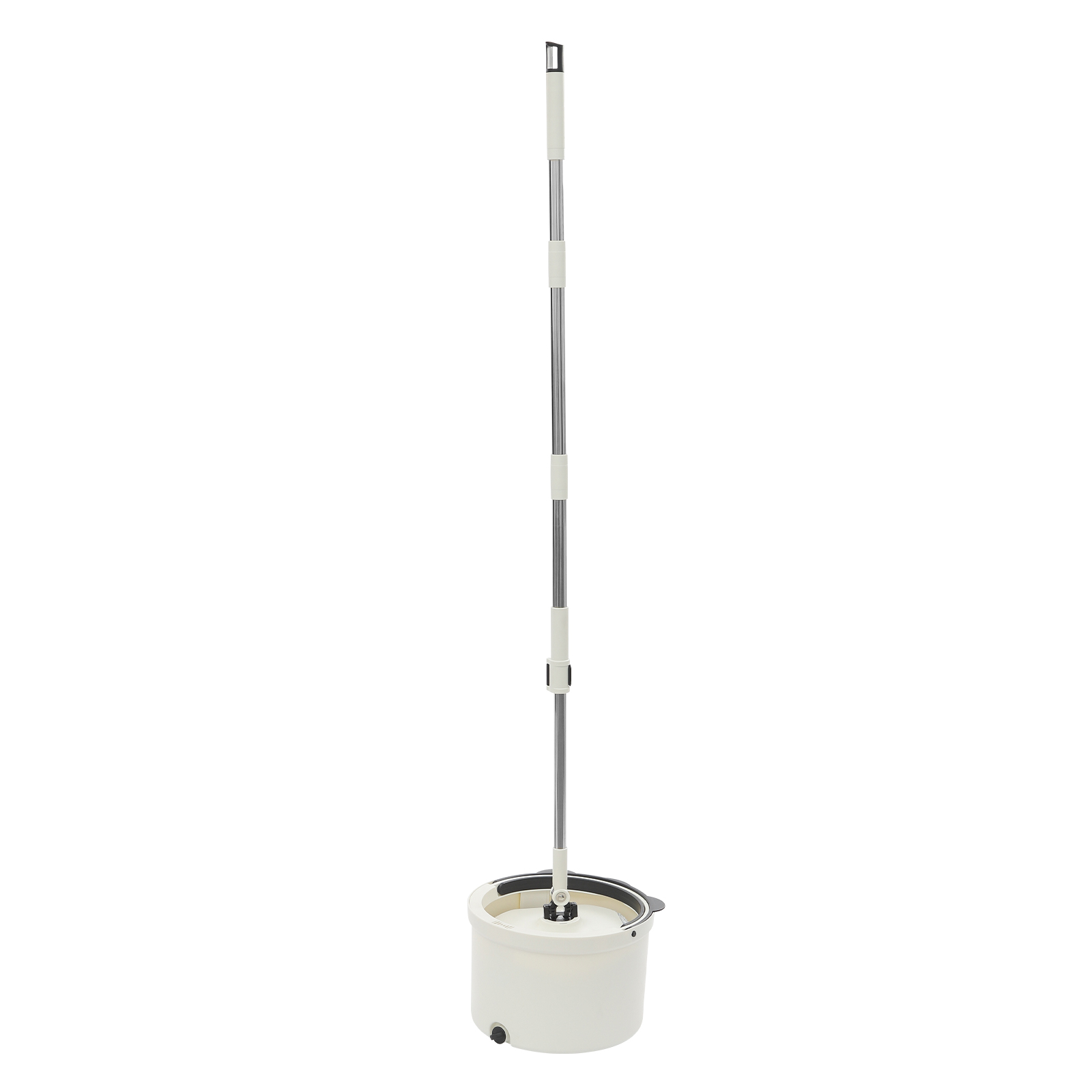Spin Mop and Bucket, Spin Mop and Bucket Kit for Home, Spinning Mop Bucket Kit - White/Black Spin Mop and Bucket, Spin Mop and Bucket Kit for Home, Spinning Mop Bucket Kit - White/Black