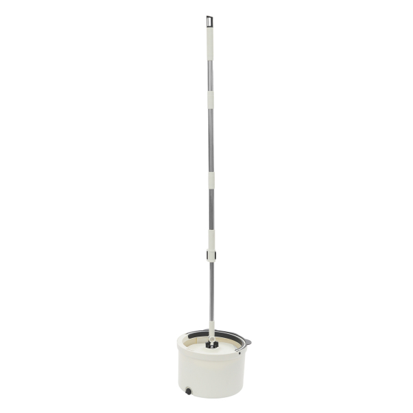 Spin Mop and Bucket, Spin Mop and Bucket Kit for Home, Spinning Mop Bucket Kit - White/Black