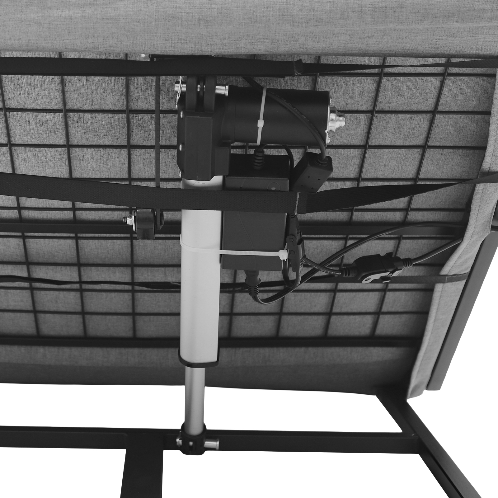 Electric Lifting Adjustable Bed Back Rest, Electric Lift Backrest Bed, Electric Auxiliary Backrest + Fixed armrest (Gray) Electric Lifting Adjustable Bed Back Rest, Electric Lift Backrest Bed, Electric Auxiliary Backrest + Fixed armrest (Gray)