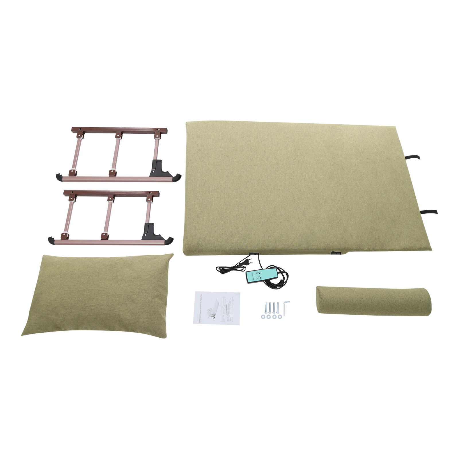 Electric Lifting Backrest, Electric Lifting Bed Backrest, Lifting Bed Backrest for Pregnant Women, Elderly - Green