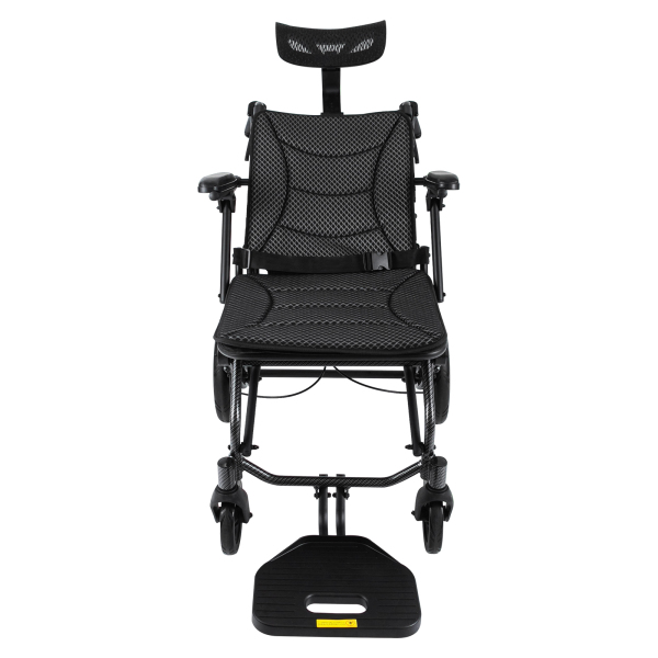 AC976LG(12)-46 Reclining Wheelchairs, Folding Transport Wheelchair for Seniors, Adult Reclining Wheelchair