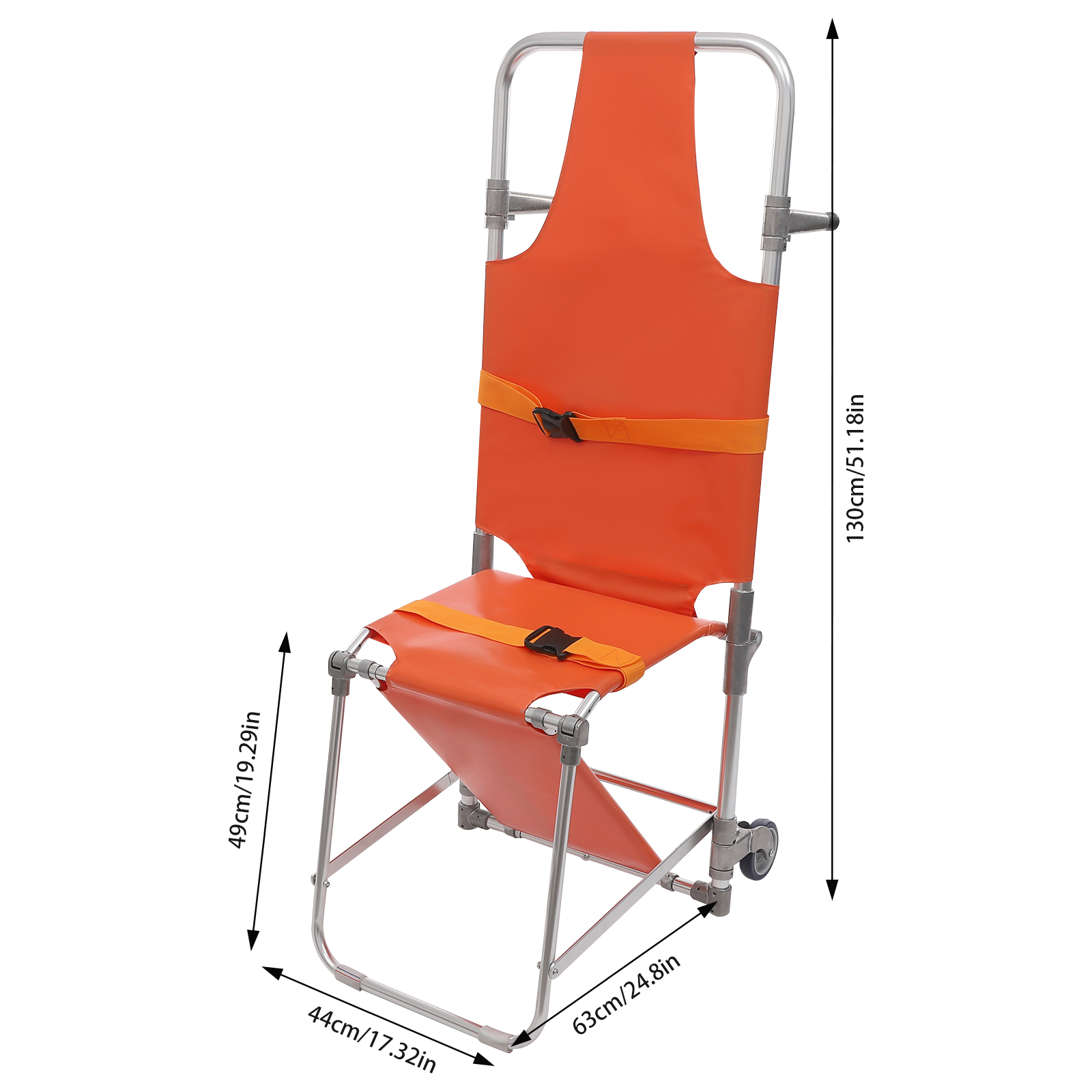 Emergency Rescue Stair Stretcher Chair, Foldable Chair Stretcher, Folding Stair Chair