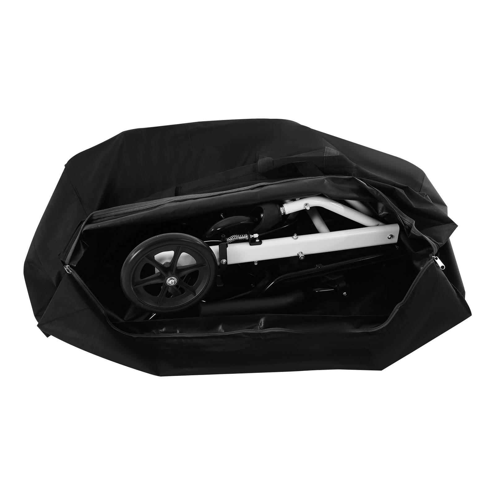 Lightweight Folding Transport Wheelchair, Folding Transport Wheelchair with Travel Bag, Portable Travel Wheelchair for Walking, Outings, Travel Lightweight Folding Transport Wheelchair, Folding Transport Wheelchair with Travel Bag, Portable Travel Wheelchair for Walking, Outings, Travel