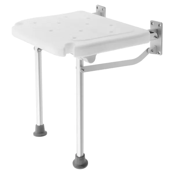 Folding Shower Seat For Wall Mount Bath Chair Shower Stool Folding Shower Seat For Elderly Pregnant Women Disabled Maximum Load 100 KG