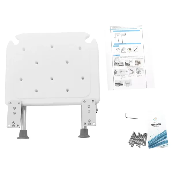 Folding Shower Seat For Wall Mount Bath Chair Shower Stool Folding Shower Seat For Elderly Pregnant Women Disabled Maximum Load 100 KG Folding Shower Seat For Wall Mount Bath Chair Shower Stool Folding Shower Seat For Elderly Pregnant Women Disabled Maximum Load 100 KG