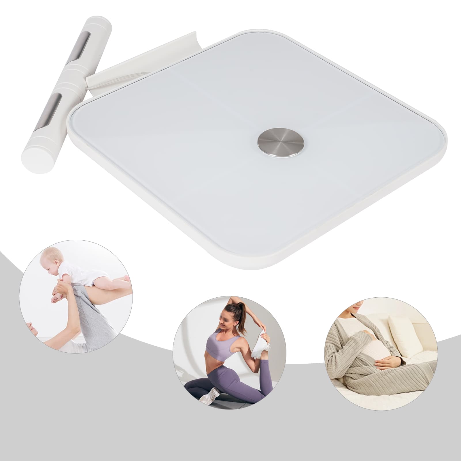 Intelligent electronic scale, 8-electrode body fat scale, multi-function weight scale Intelligent electronic scale, 8-electrode body fat scale, multi-function weight scale