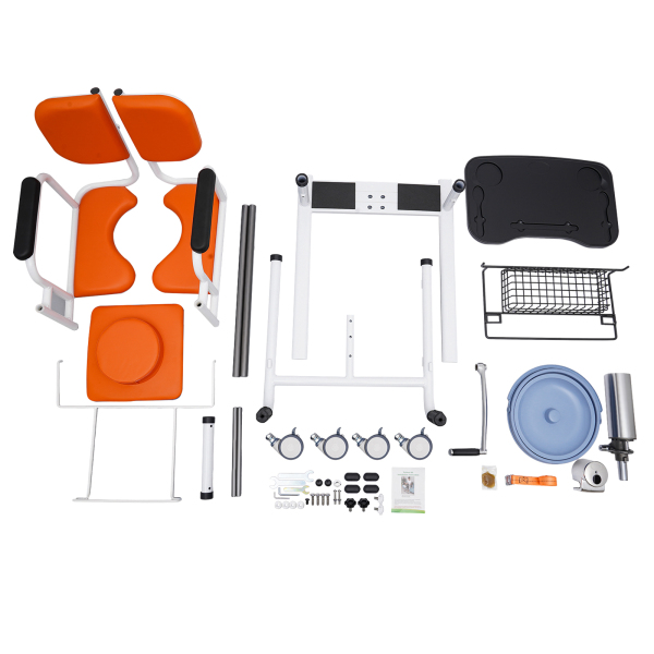 Home Hydraulic Patient Lift Portable Elderly Transport Wheelchair