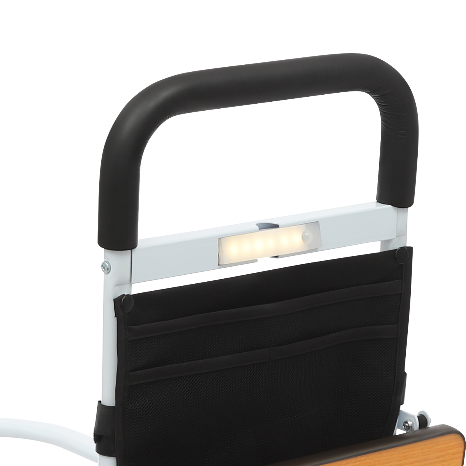 Safe Bed Rail, Height Adjustable Bed Assist Rail, Stable Bed Assist Rail for Most Beds, such as Single Beds, Double Beds