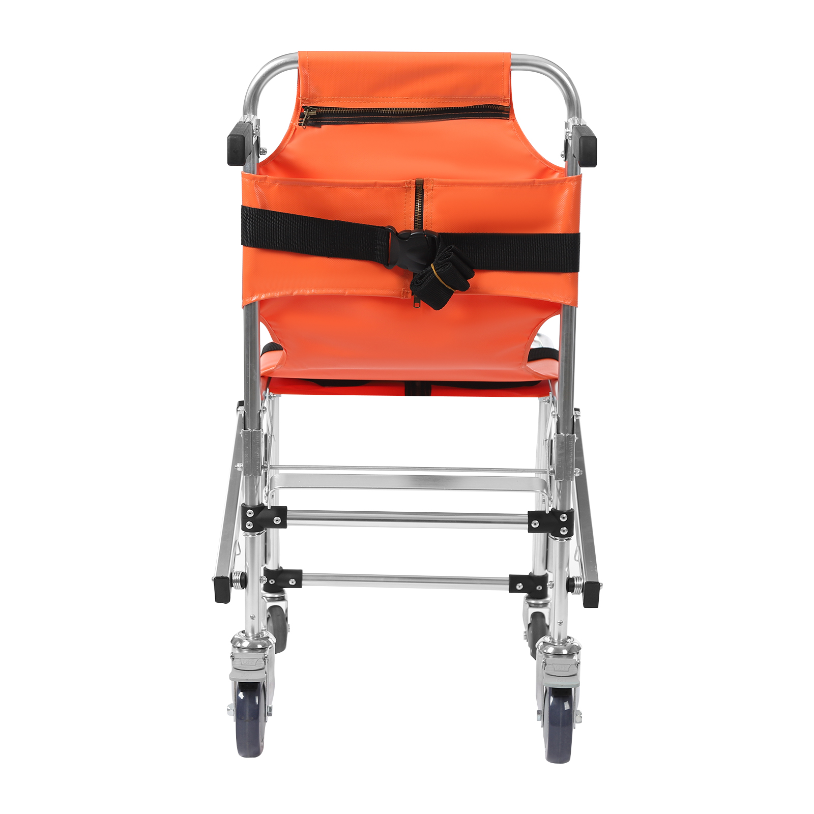 EMS Foldable Emergency Stair Chair, Stair Climbing Wheelchair, Folding Transportation Stair Chair - Orange EMS Foldable Emergency Stair Chair, Stair Climbing Wheelchair, Folding Transportation Stair Chair - Orange