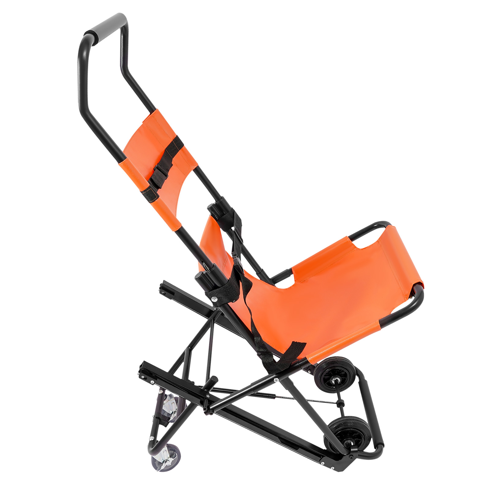 Manual Stair Chair, Foldable Emergency Stair Chair with Wheels, Portable Transport Stair Chair - Orange Manual Stair Chair, Foldable Emergency Stair Chair with Wheels, Portable Transport Stair Chair - Orange