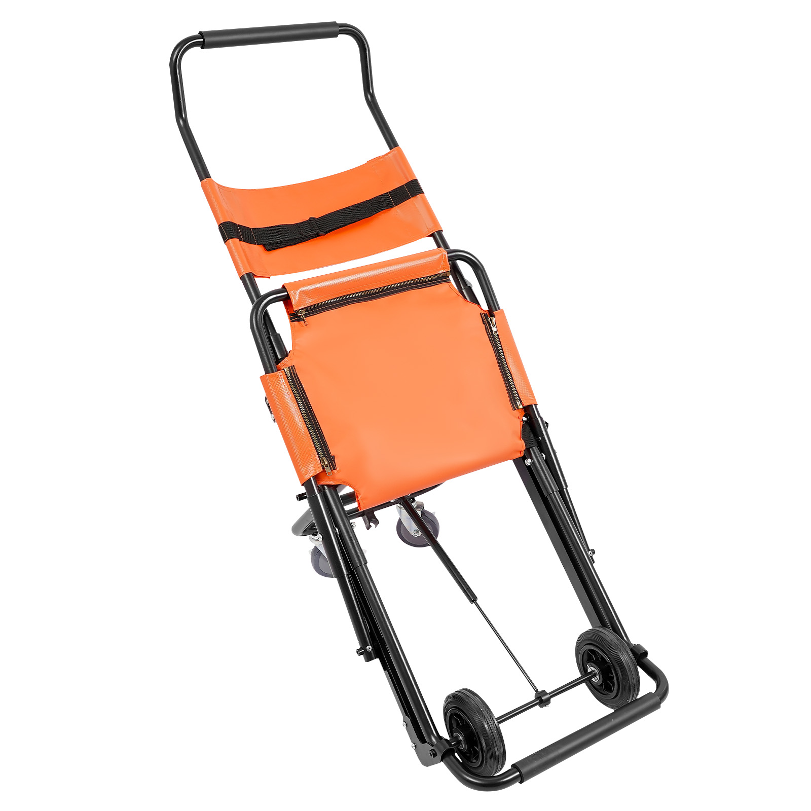 Manual Stair Chair, Foldable Emergency Stair Chair with Wheels, Portable Transport Stair Chair - Orange Manual Stair Chair, Foldable Emergency Stair Chair with Wheels, Portable Transport Stair Chair - Orange