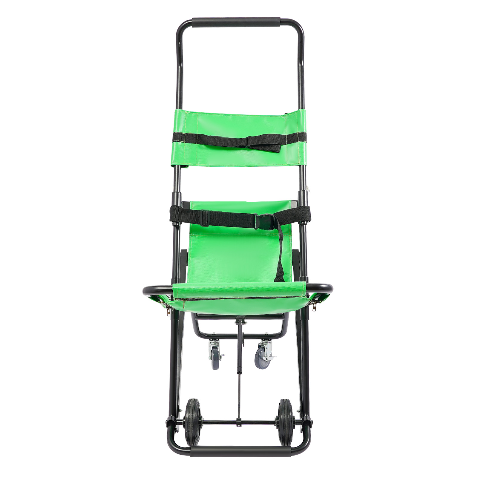Manual Stair Chair, Foldable Emergency Stair Chair with Wheels, Portable Transport Stair Chair - Green