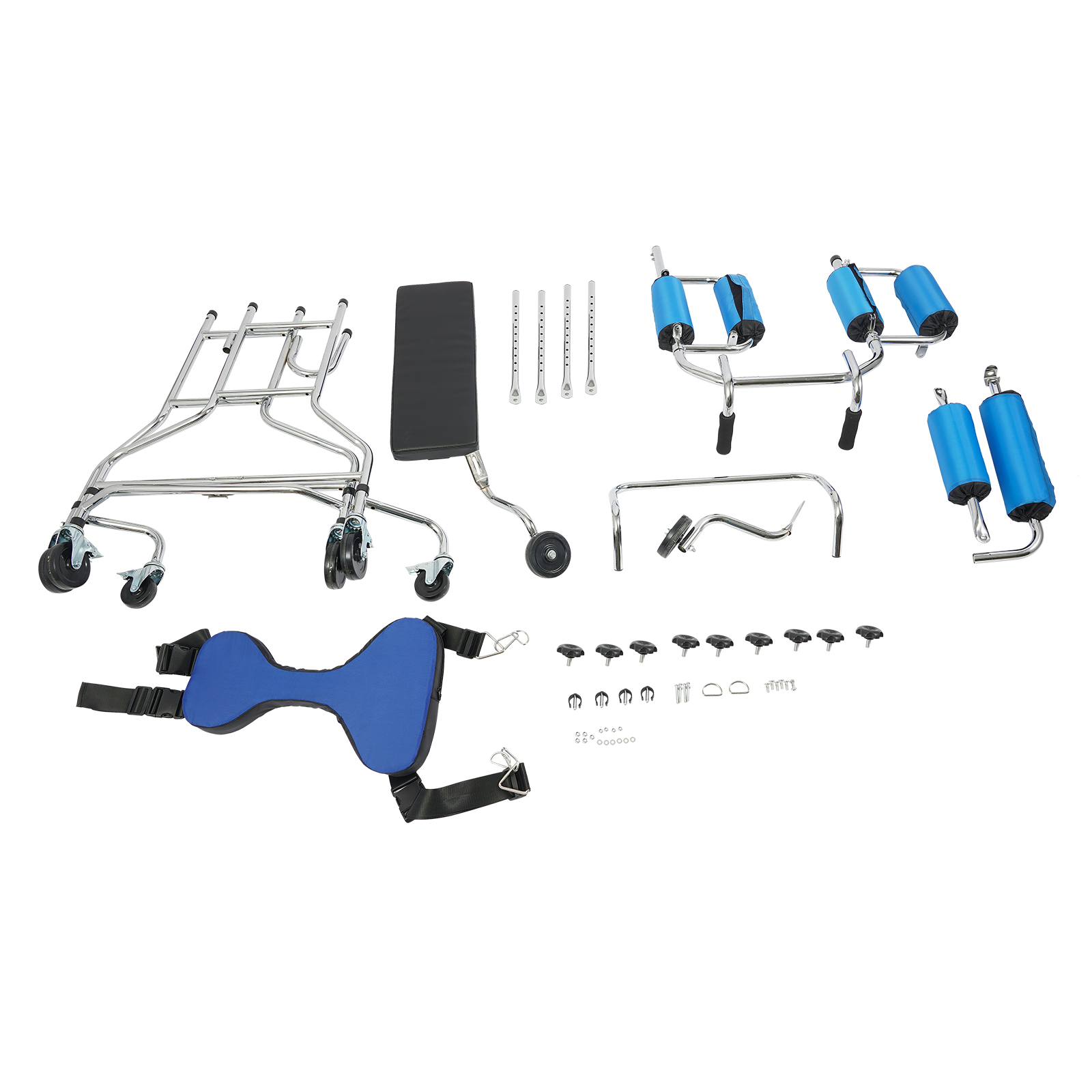 Adult Walker, Walking Aid, Standing Walker for 59.06-70.87in Mobility-Impaired Elderly, Hemiplegic Patients