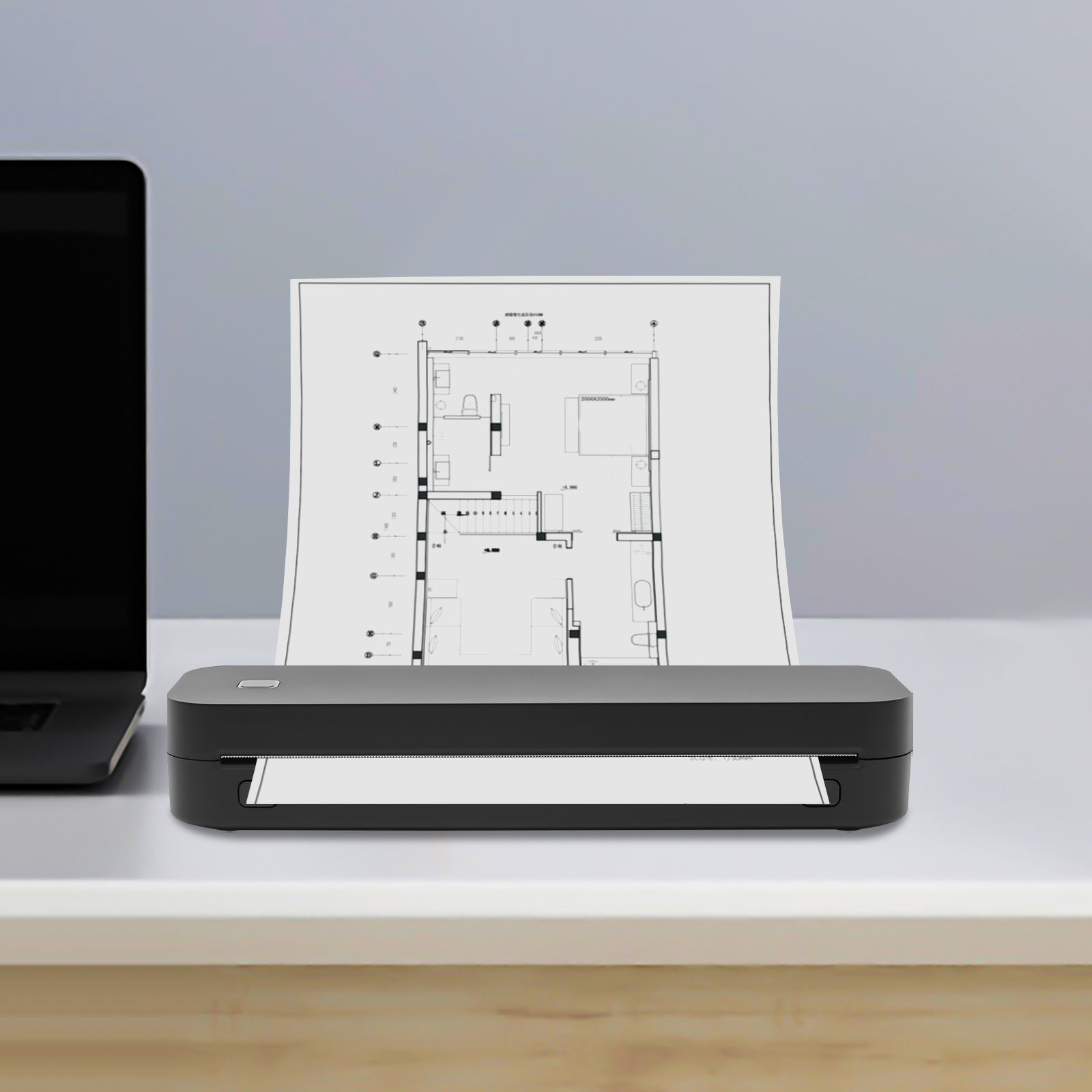 Wireless Stencil Printer, Portable Printing Machine, Thermal Stencil Printer for Homes, Offices