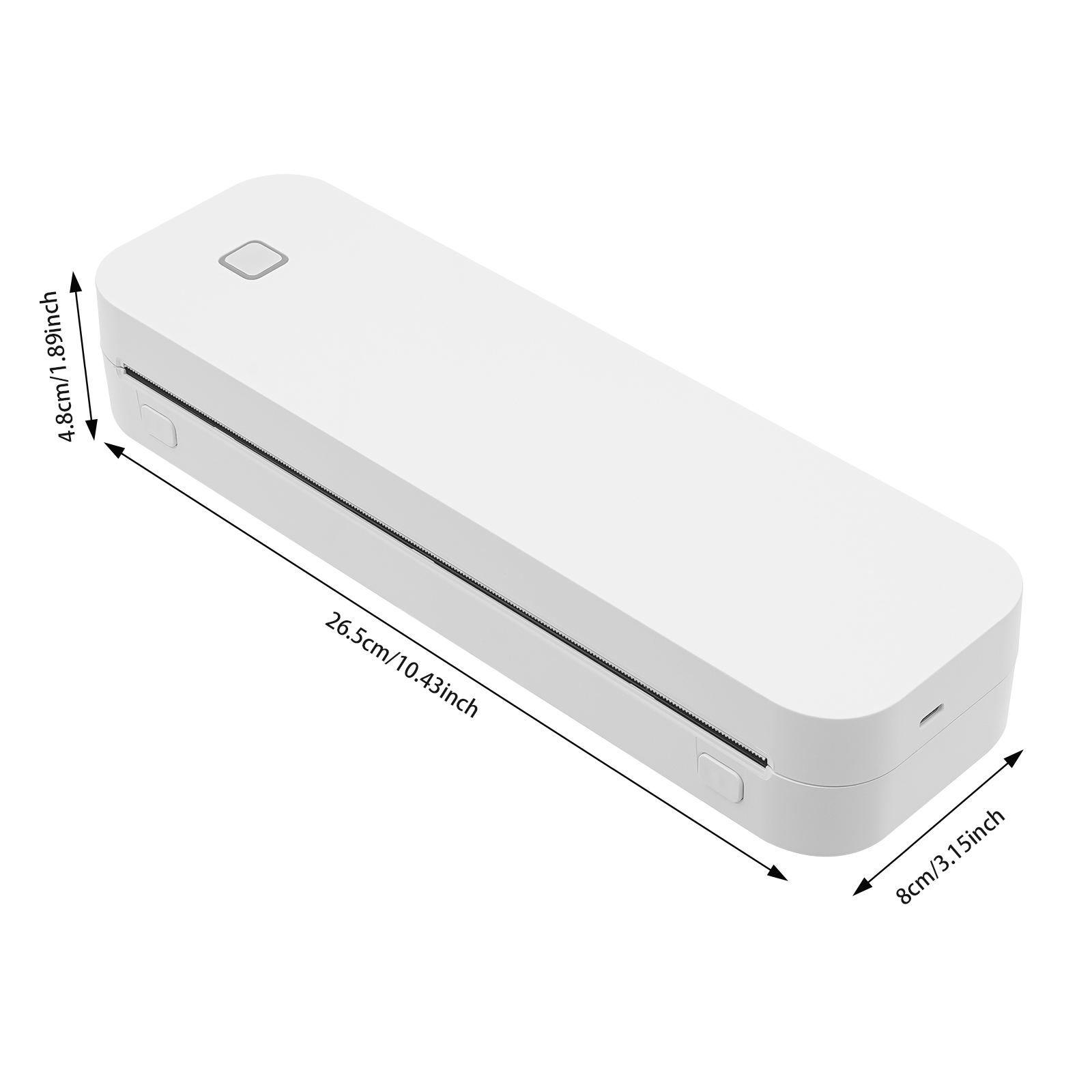 Wireless Stencil Printer, Portable Printing Machine, Thermal Stencil Printer - White