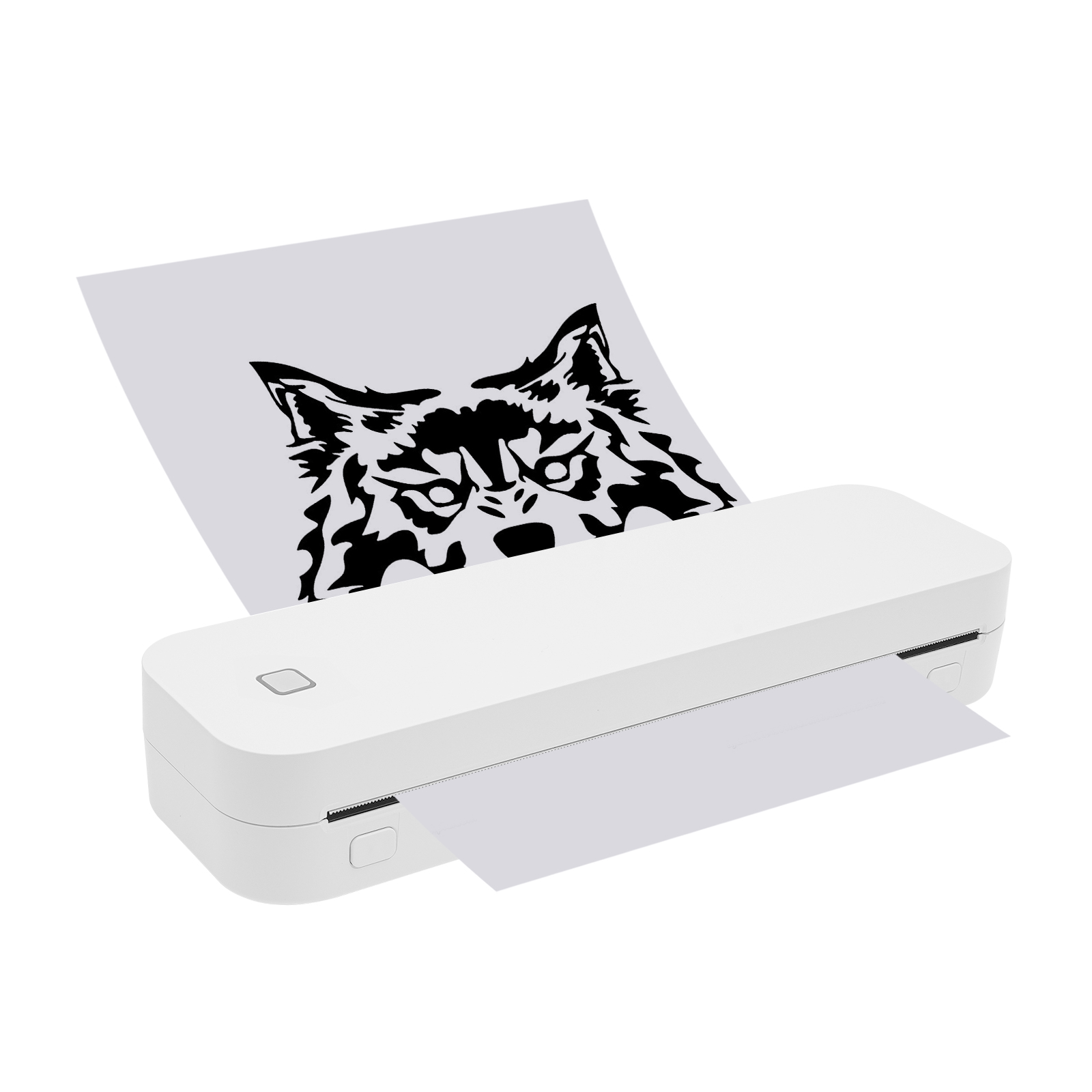 Wireless Stencil Printer, Portable Printing Machine, Thermal Stencil Printer - White