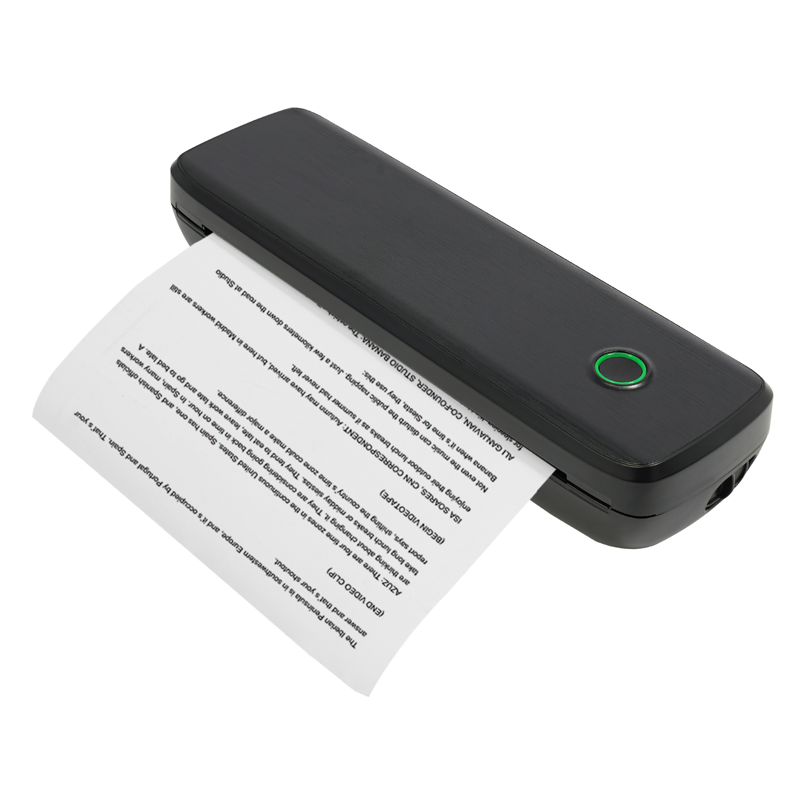 L81 Thermal Inkless Bluetooth Thermal Printer, Portable Thermal Printer, Thermal Printer - Black