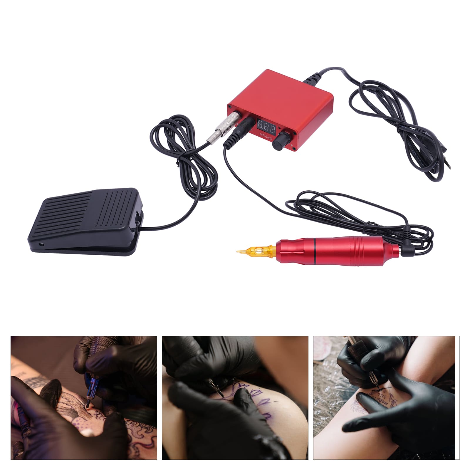 Tattoo Pen Machine Kit Rotary Tattoo Kit Sichere Tattoo 5Pcs Tattoo Nadeln