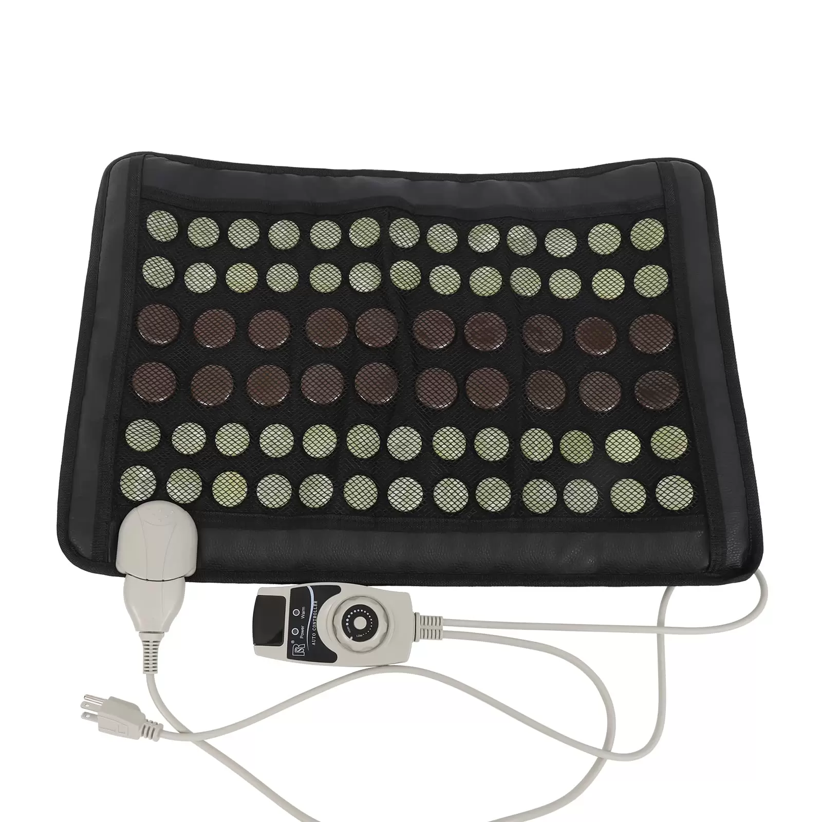 Infrared Heating Pad Infrared Back Heating Pad Tourmaline Natural Jade and Tourmanium  23.5*16" 220V Automatic Shut-off for Offices Homes