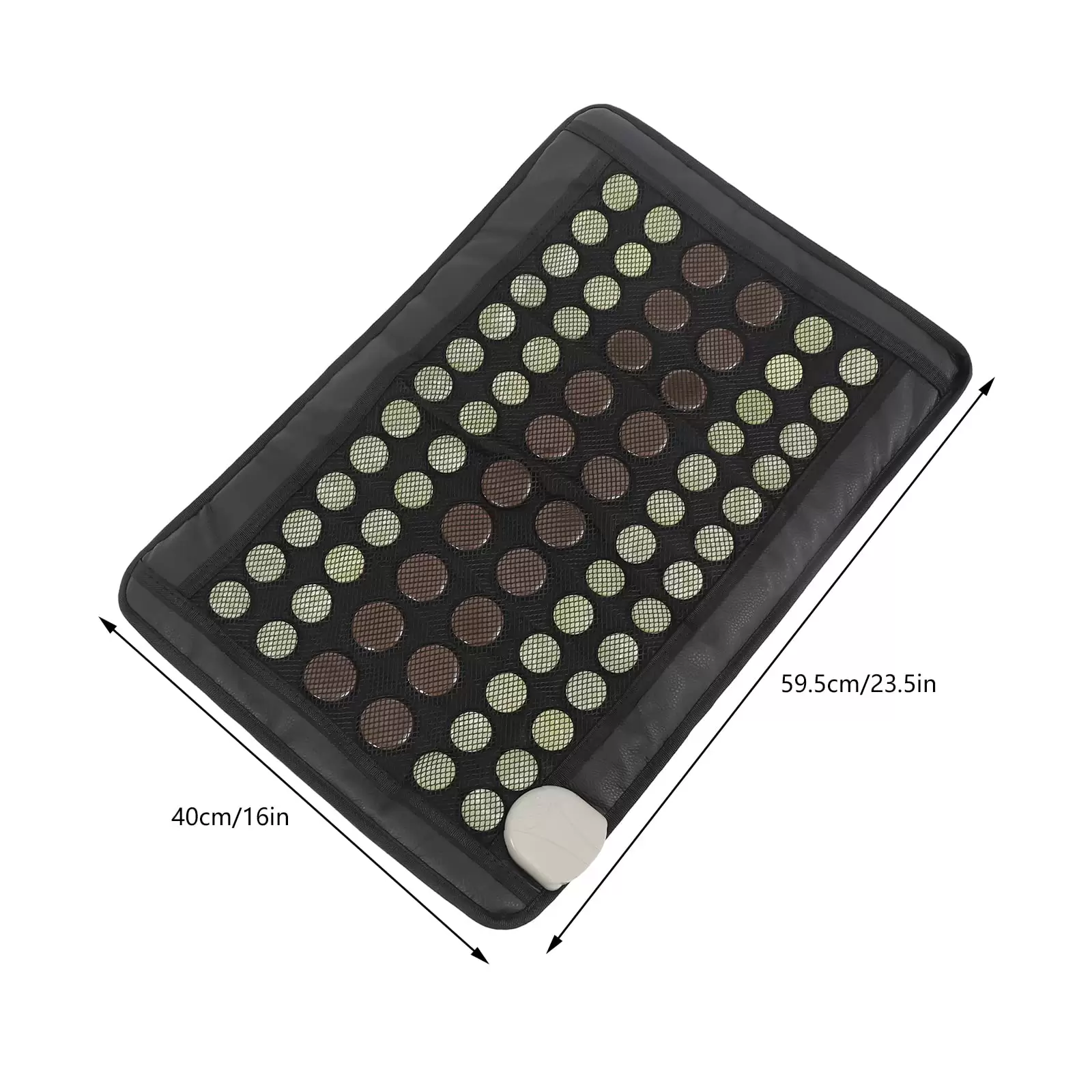 Infrared Heating Pad Infrared Back Heating Pad Tourmaline Natural Jade and Tourmanium 23.5*16" 220V Automatic Shut-off for Offices Homes Infrared Heating Pad Infrared Back Heating Pad Tourmaline Natural Jade and Tourmanium 23.5*16" 220V Automatic Shut-off for Offices Homes
