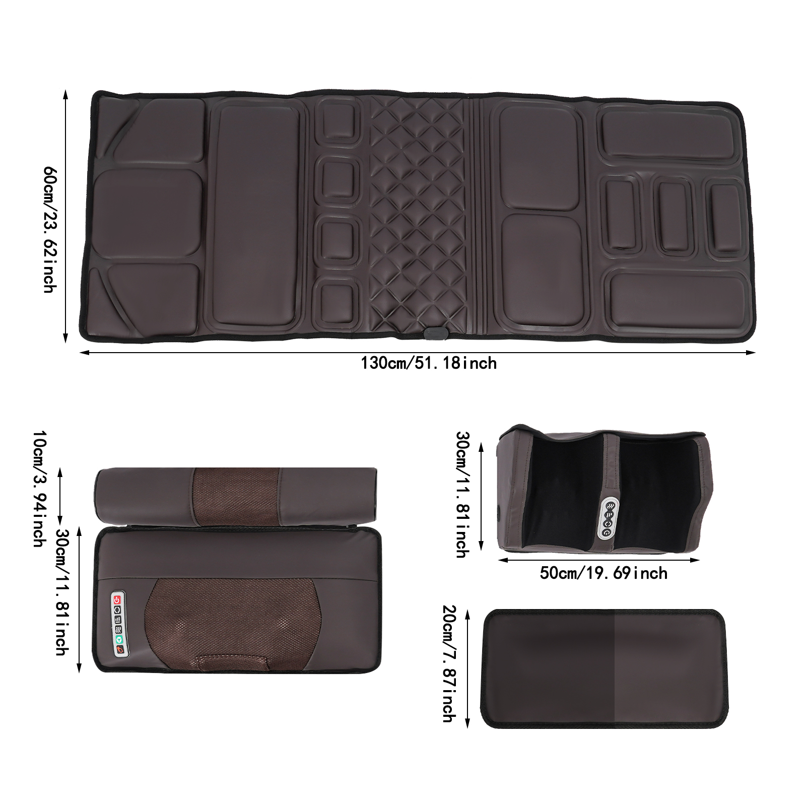 Full Body Massage Mat, Massage Mat, Massage Cushion with Foot Massager for Teenagers, Seniors, and Adults Full Body Massage Mat, Massage Mat, Massage Cushion with Foot Massager for Teenagers, Seniors, and Adults