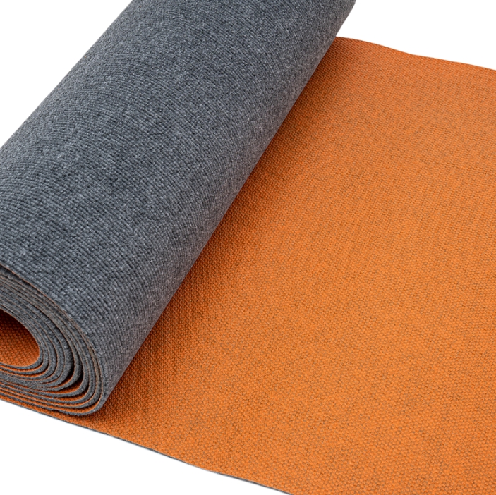 70cm*6m anti-slip floor mat, environmentally friendly and odorless, made of TPR, polyester, with ash fine stripes 70cm*6m anti-slip floor mat, environmentally friendly and odorless, made of TPR, polyester, with ash fine stripes