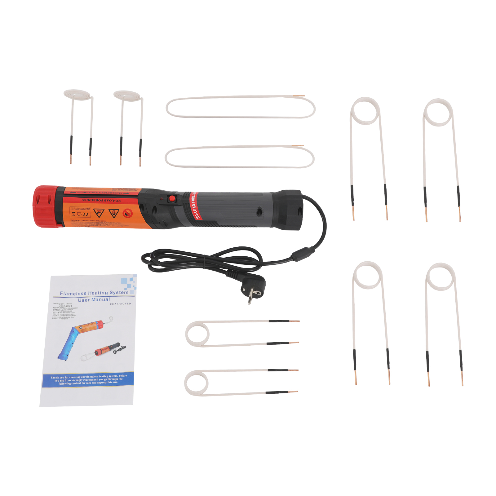 Magnetic Induction Heater, Flameless Induction Screw Removal Tool, Induction Heater Handheld Set - Black Magnetic Induction Heater, Flameless Induction Screw Removal Tool, Induction Heater Handheld Set - Black