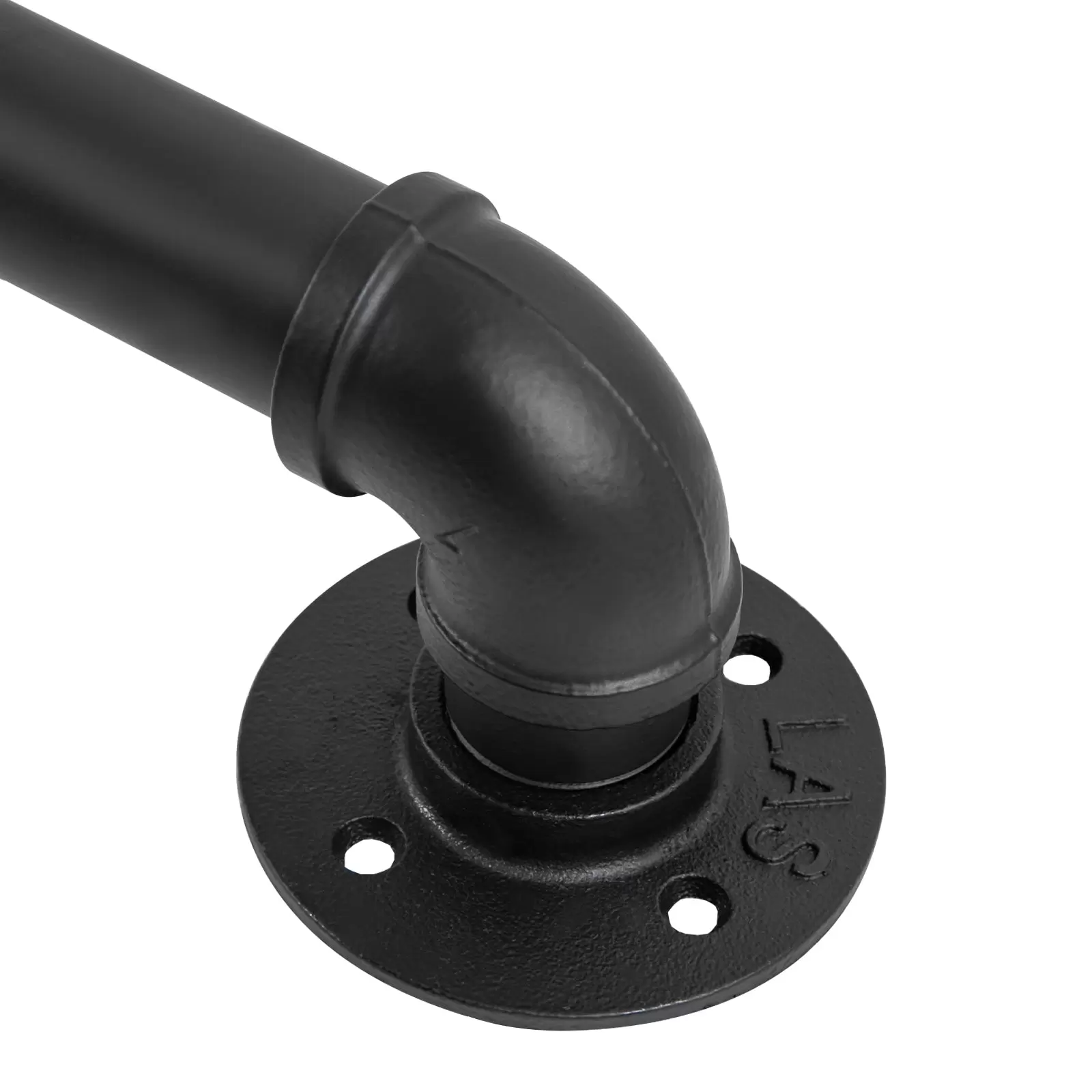 9FT Stair Handrail, Metal Staircase Handrail, Industrial Hand Rail for Installation on Stairs, Attic, Foot Railings 9FT Stair Handrail, Metal Staircase Handrail, Industrial Hand Rail for Installation on Stairs, Attic, Foot Railings