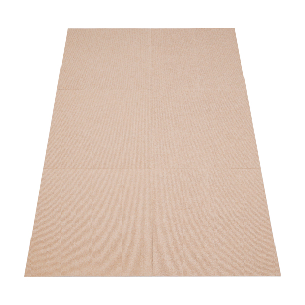 Square Carpet Floor Carpet Adsorption Type Self-adhesive Carpet Suitable For Restaurants Family Rooms Corridors Game Rooms 20pcs 20x20 Inch Beige-camel