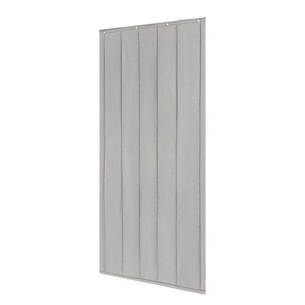 Thermal Insulated Door Curtain, Winter Door Cover Screen, Soundproof Blanket, Privacy Curtains- 35.5*79- Gray
