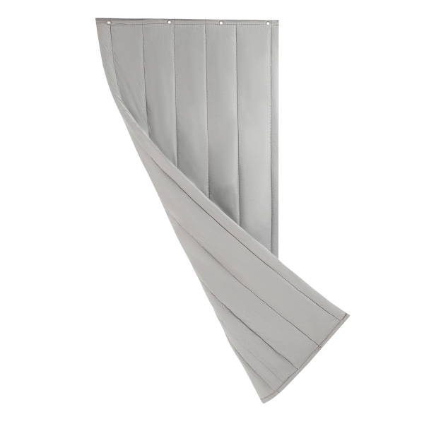 Thermal Insulated Door Curtain, Winter Door Cover Screen, Soundproof Blanket, Privacy Curtains- 35.5*79- Gray