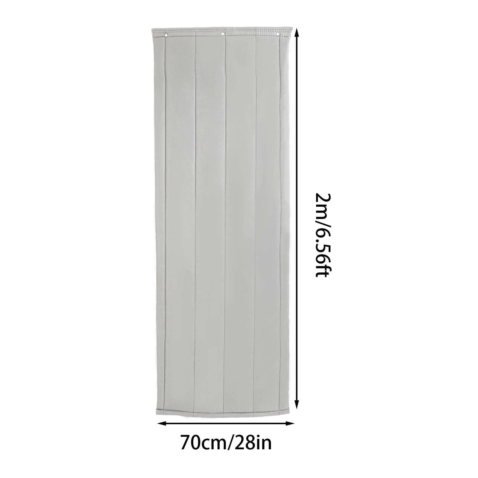 Thermal Insulating Door Curtain, Insect Screen for Winter Door Covering, Soundproofing Blanket, 70*200cm, Gray Thermal Insulating Door Curtain, Insect Screen for Winter Door Covering, Soundproofing Blanket, 70*200cm, Gray