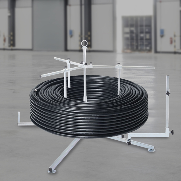 Pipe Reel Dispenser Dispenser for Underfloor Heating Pipe Underfloor Heating Pipe Winder Used In Home Decoration Construction Silver Gray Pipe Reel Dispenser Dispenser for Underfloor Heating Pipe Underfloor Heating Pipe Winder Used In Home Decoration Construction Silver Gray