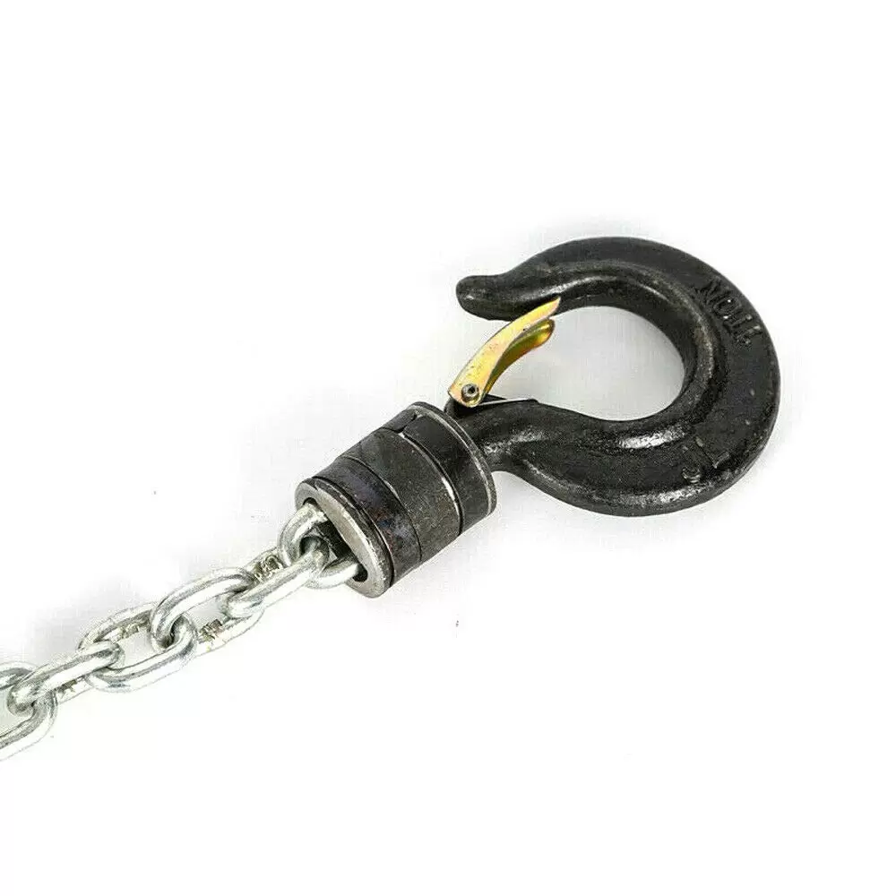 4m Professional Chain Hoist 1000 Kg Galvanized Crane with Robust Swivel Hooks Up to 1 Tone Blue for Elevator Motor Construction Installation Machinery 4m Professional Chain Hoist 1000 Kg Galvanized Crane with Robust Swivel Hooks Up to 1 Tone Blue for Elevator Motor Construction Installation Machinery