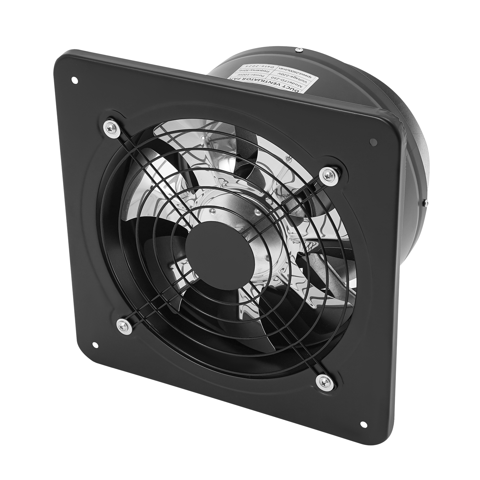 10 Inch Exhaust Fan, Portable Ventilation Fan, Kitchen Exhaust Fan Wall Mount with Backdraft Damper 10 Inch Exhaust Fan, Portable Ventilation Fan, Kitchen Exhaust Fan Wall Mount with Backdraft Damper
