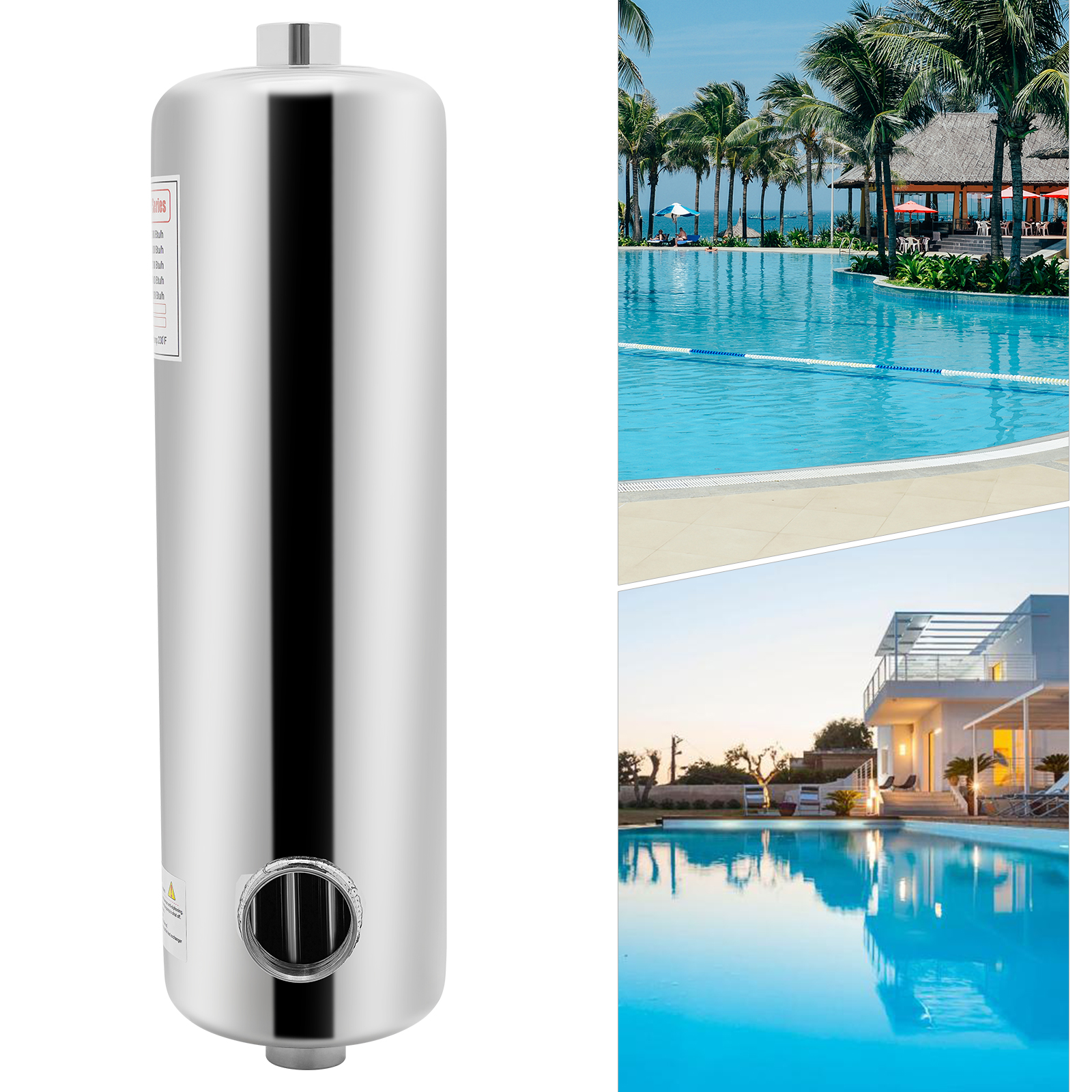 Heat Exchanger, Swimming Pool Heat Exchanger, Pool Heater