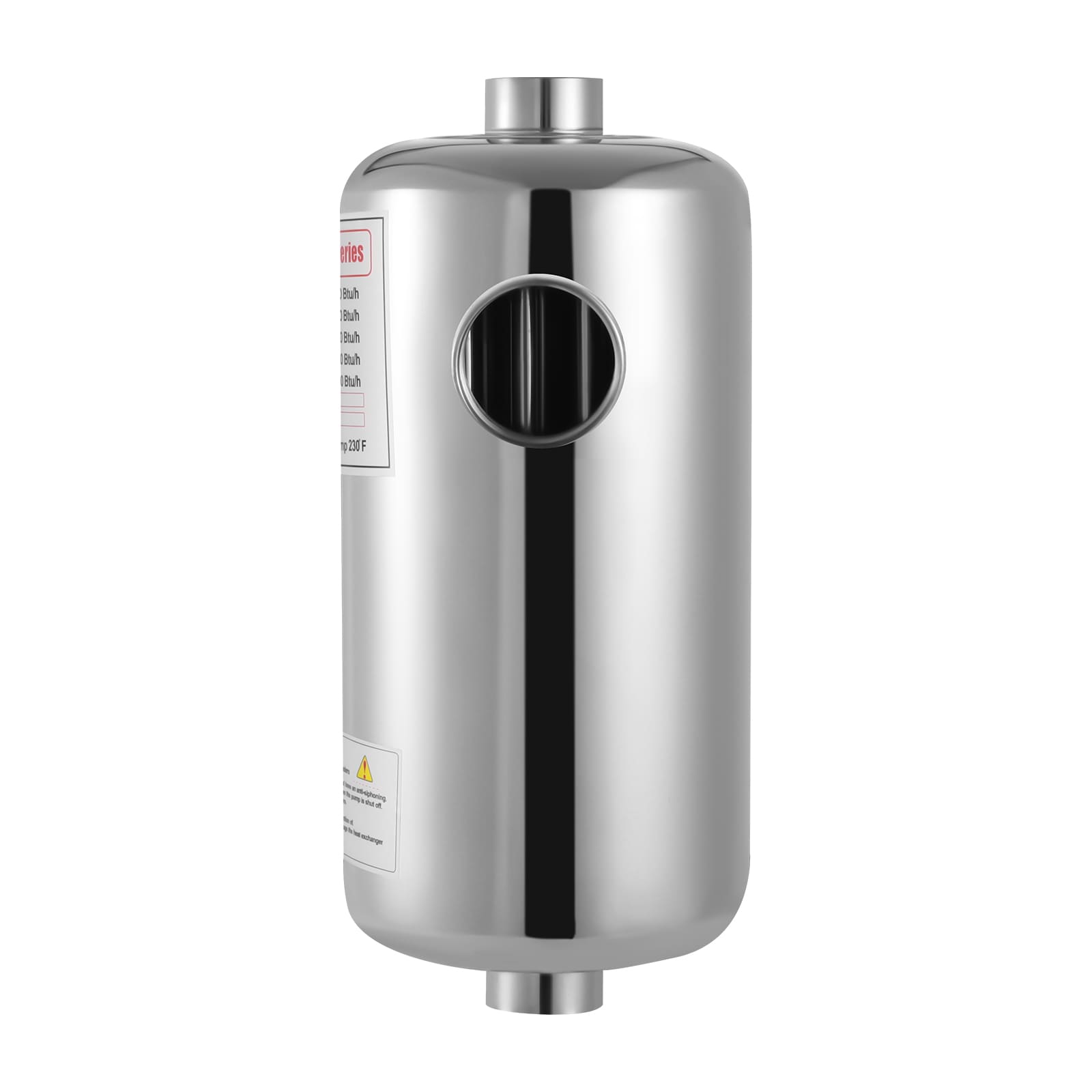 Pool heat exchanger, 28kW stainless steel pool heat exchanger, for pools, spas, hot tub heating, radiant heating, solar hot water, etc