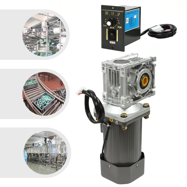 180W Worm Geared Motor with Speed Controller Powerful Electric Motor Gear Motor Adjustable Speed Pure Copper Coil for CNC Equipment Mechanical Equipment 180W Worm Geared Motor with Speed Controller Powerful Electric Motor Gear Motor Adjustable Speed Pure Copper Coil for CNC Equipment Mechanical Equipment