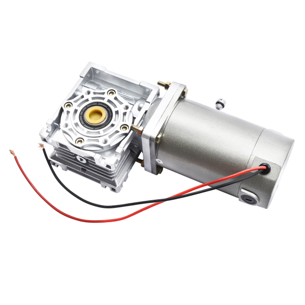 DC Gear Motor 24V High Torque Reducer Gear Motor Worm Gear Reducer Gearbox with A Large Torque for Packaging Printing Food Textile And Engineering Machinery
