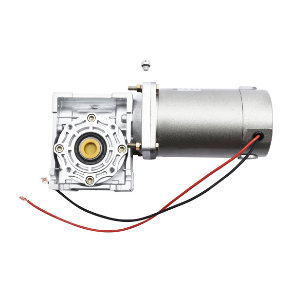 DC Gear Motor 12V High Torque Reducer Gear Motor Worm Gear Reducer Gearbox Suitable for Various Industries such as Packaging Printing Food Textile
