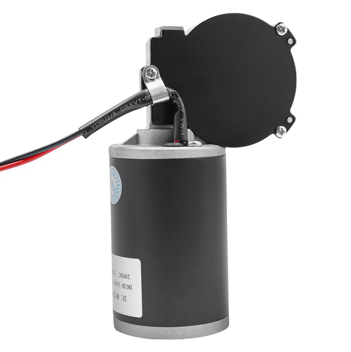 45W 24V DC 15nm Worm Worm Motor Rated Speed 160±20RPM for Automatic Door Electric Tables Used In Packaging Printing Textile