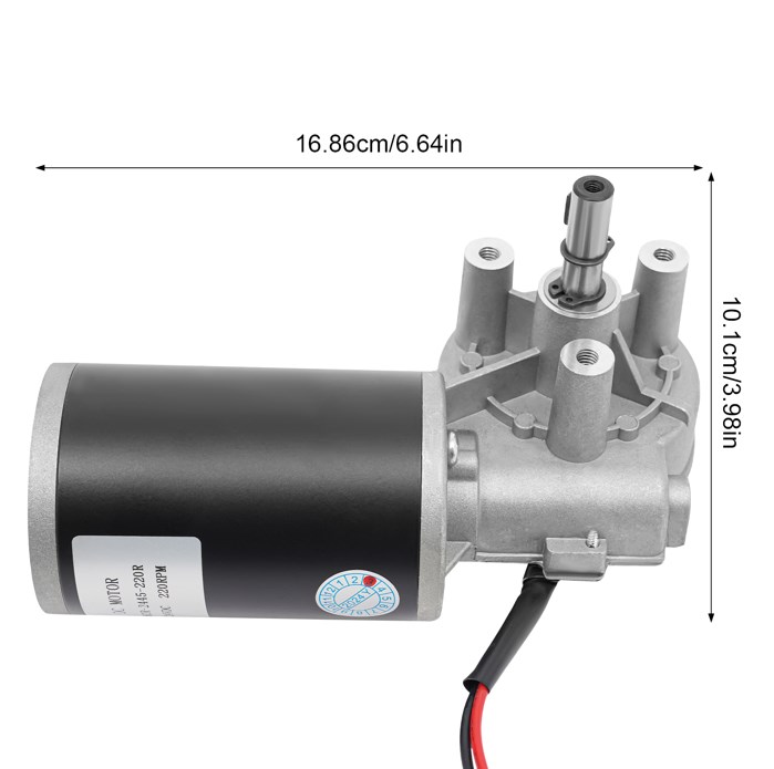 45W 24V DC 15nm Worm Worm Motor Rated Speed 160±20RPM for Automatic Door Electric Tables Used In Packaging Printing Textile 45W 24V DC 15nm Worm Worm Motor Rated Speed 160±20RPM for Automatic Door Electric Tables Used In Packaging Printing Textile