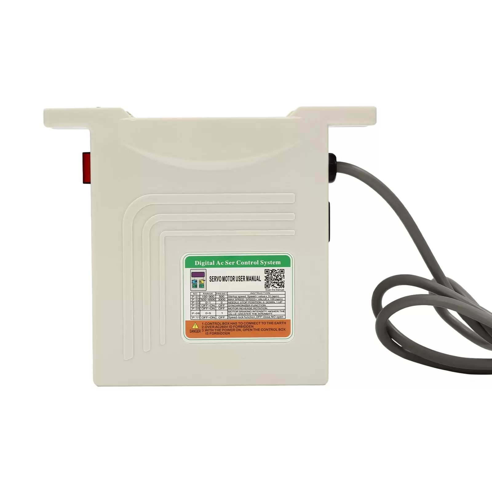 Industrial Sewing Machine Motor - For Industrial Sewing Machine, 600W - Brushless Quiet Motor for Sewing Machine 6N.m