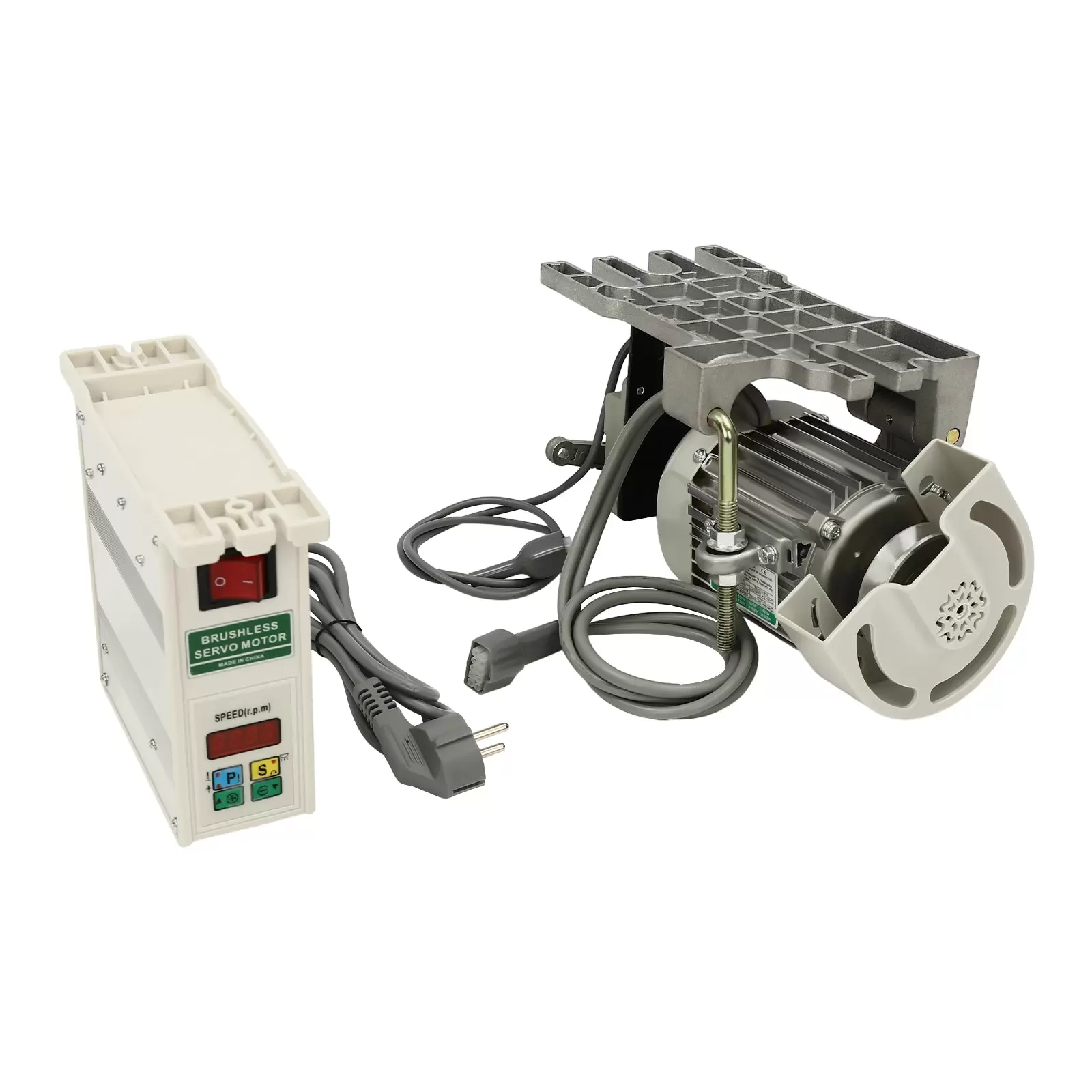 Industrial Sewing Machine Motor - For Industrial Sewing Machine, 600W - Brushless Quiet Motor for Sewing Machine 6N.m