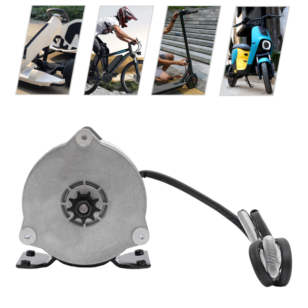 500W 24V Electric Gear Reduction Motor, Brushed Motor Reducer for Electric Bike, Brushed DC Motor