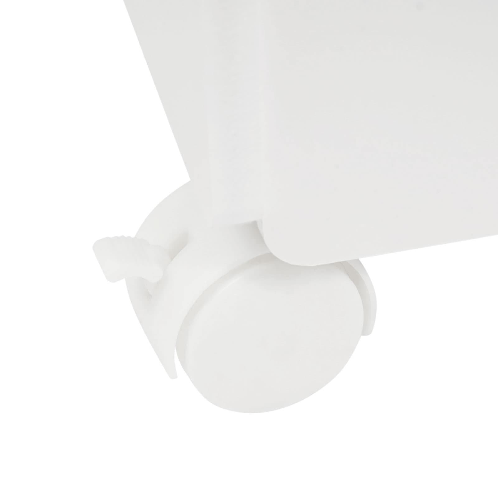 Toilet side cabinet-white BG231 medium,Bathroom Cabinet, Narrow Bathroom Shelf, Rolling Container 