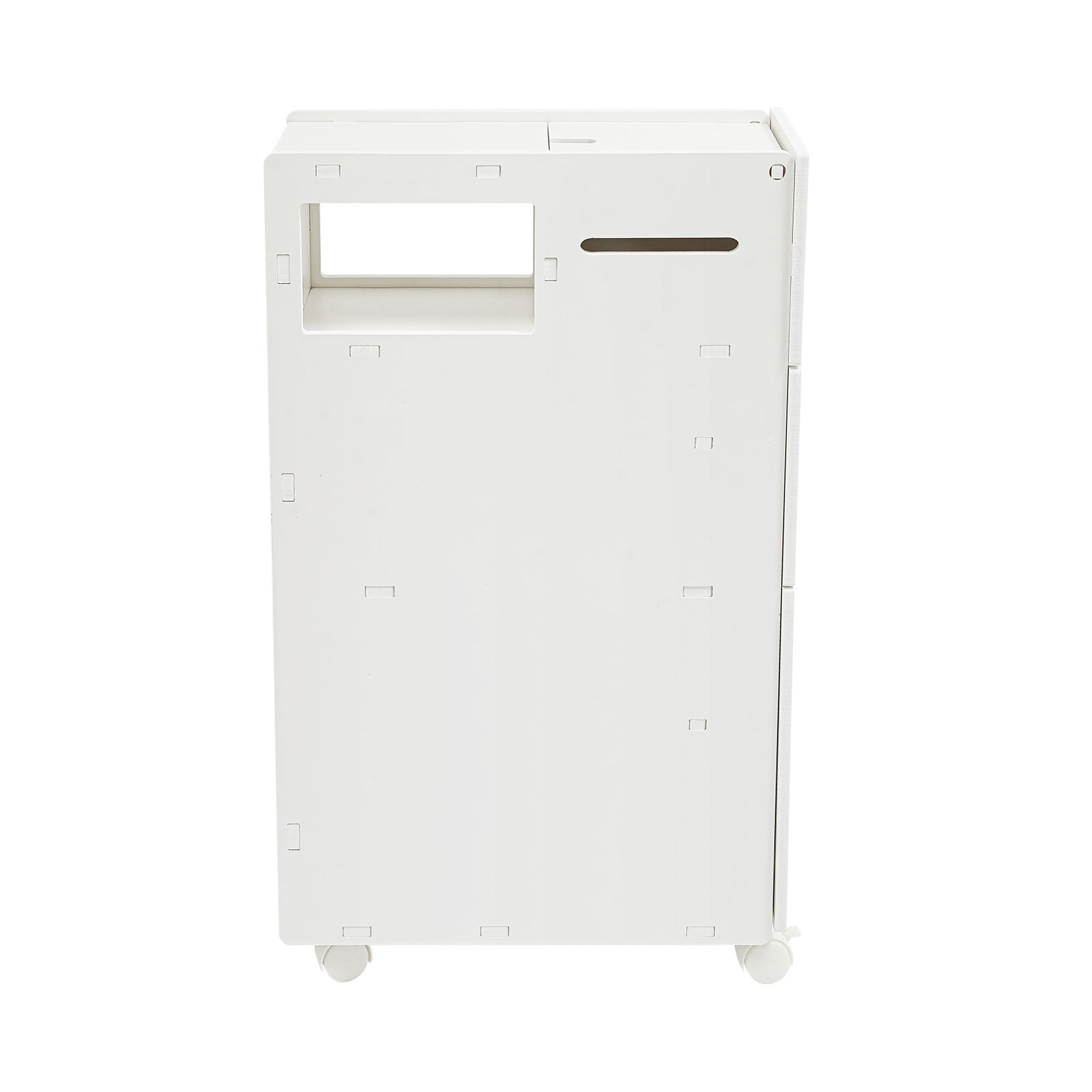 19 cm wide bathroom cabinet, toilet side cabinet - white BG231 brushless